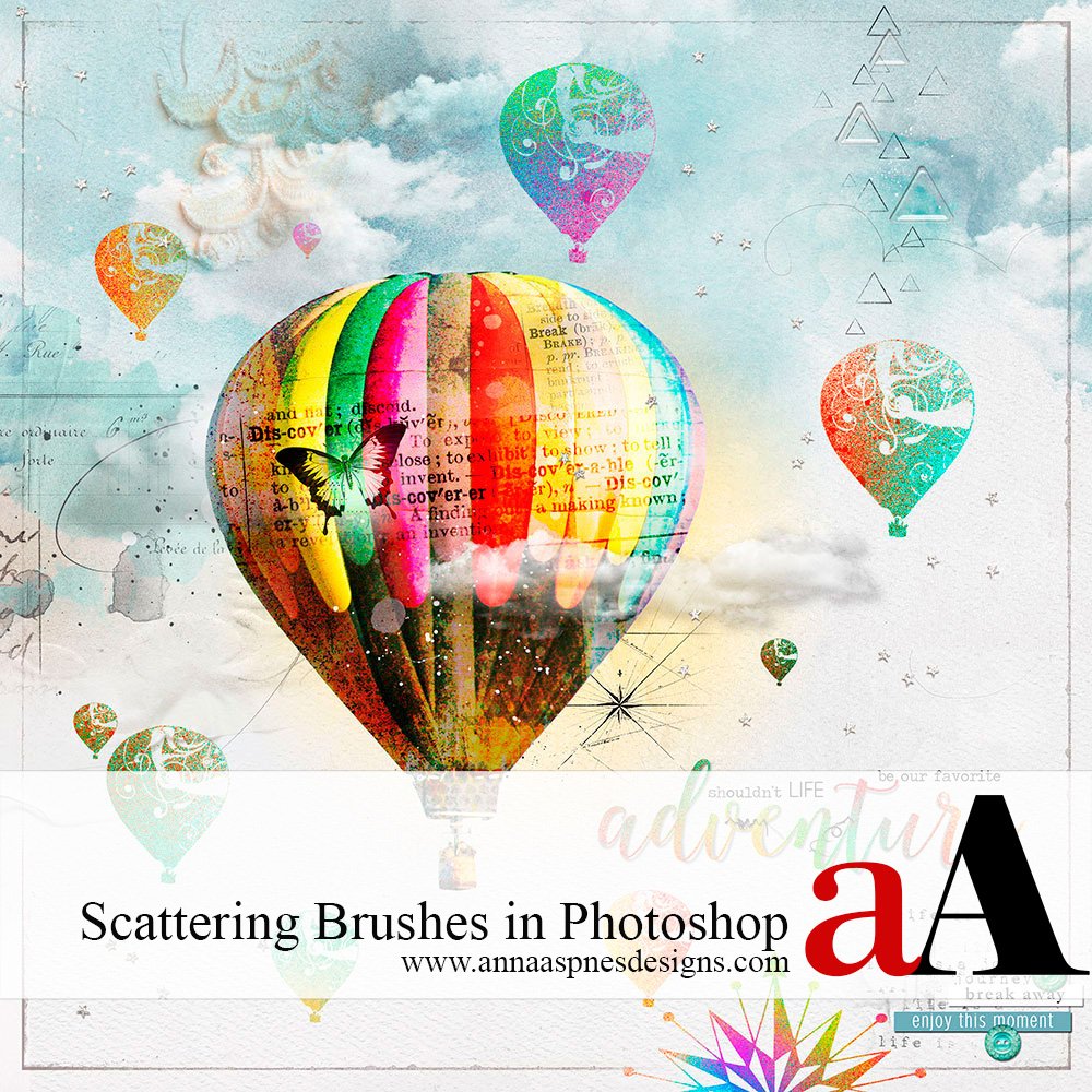 Scattering Brushes in Photoshop
