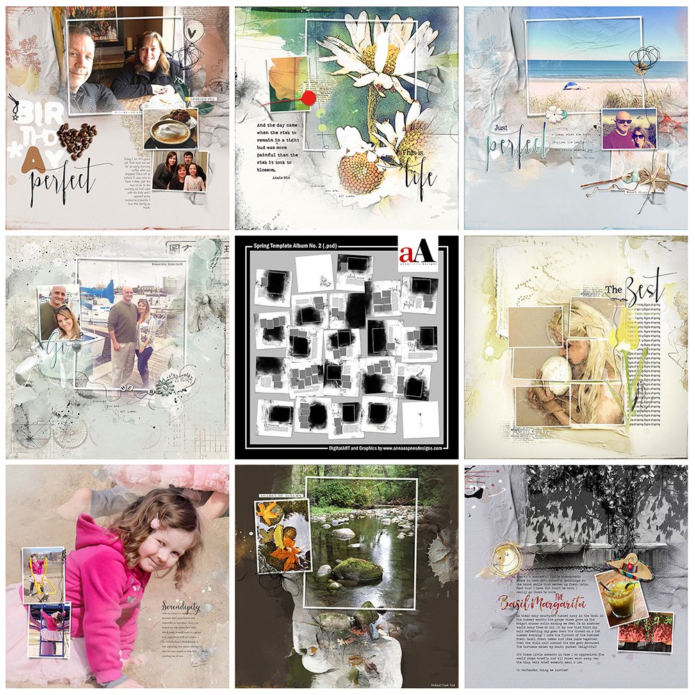 DELETE Spring Template Album No. 2 Inspiration