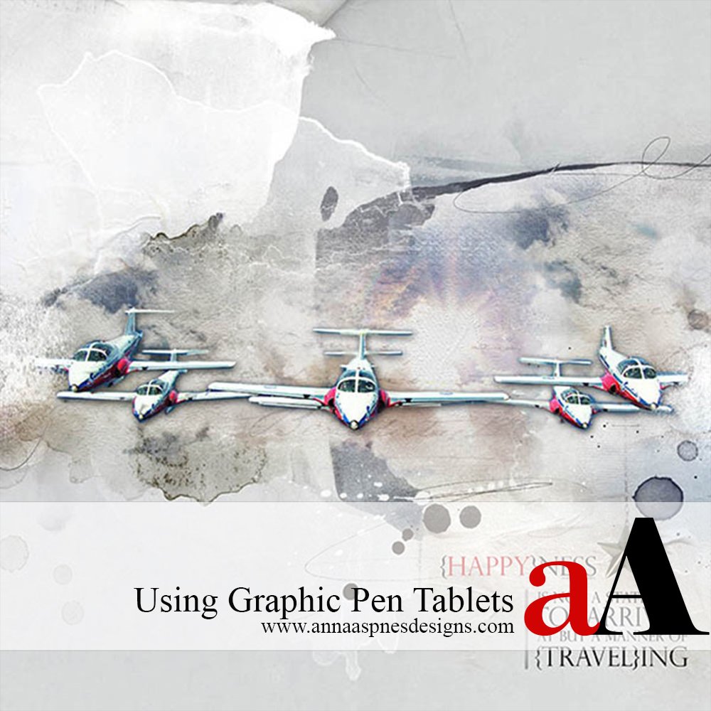 Using Graphics Pen Tablets in Digital Scrapbooking