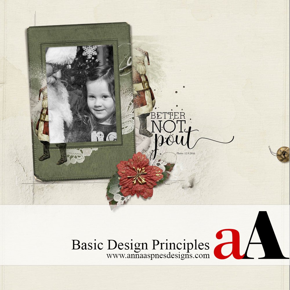 Basic Digital Scrapbook Design Principles Tutorial
