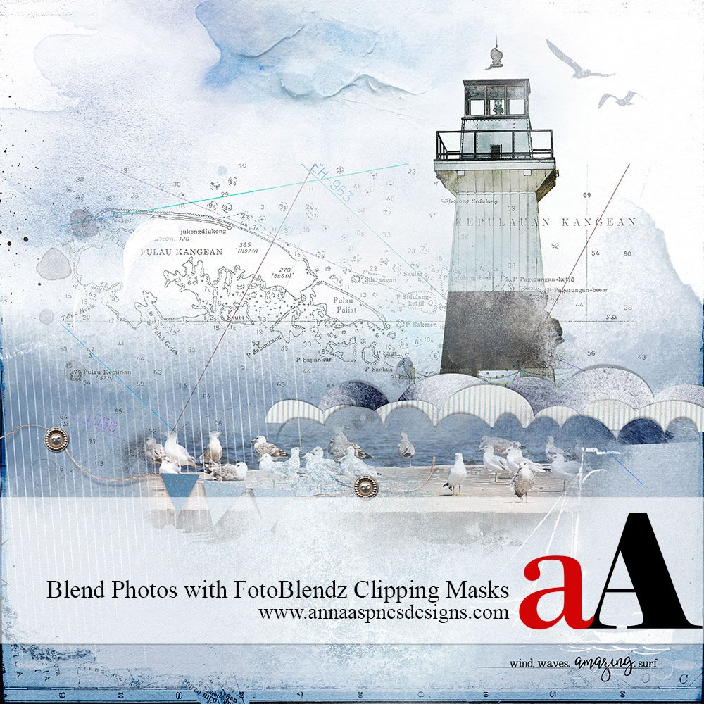 Blend Photos with FotoBlendz Masks in Digital Scrapbooking
