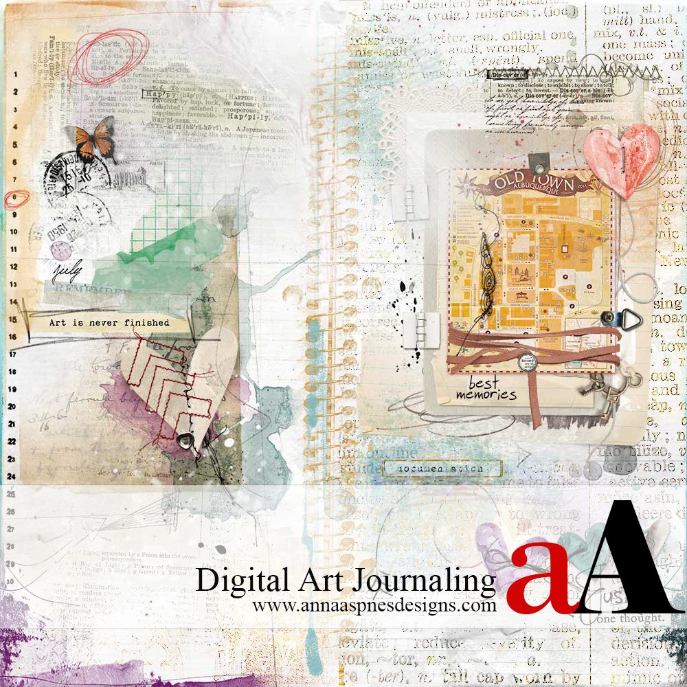 3 Step Digital Art Journaling Approach