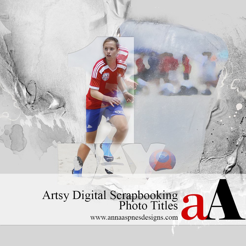 How To Fill Text with Digital Scrapbook Photos