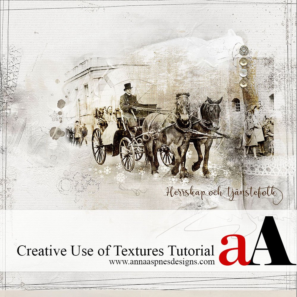 How to Use Different Textures in Digital Scrapbook Pages