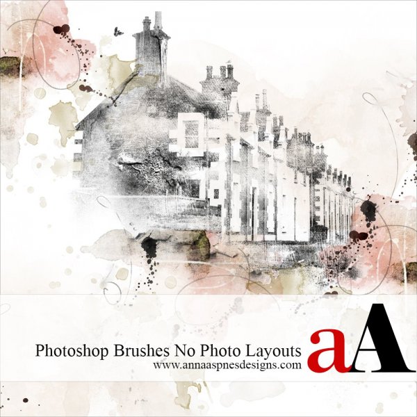 Photoshop Brushes No Photo Layouts