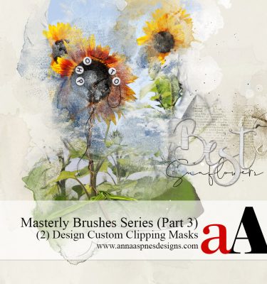 Masterly Brushes (2) Design Custom Clipping Masks