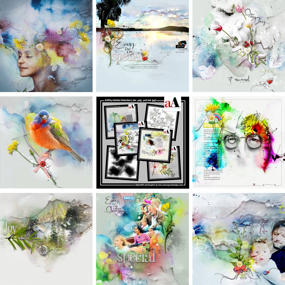 10 Ways to Use ArtPlay Jubilate Collection