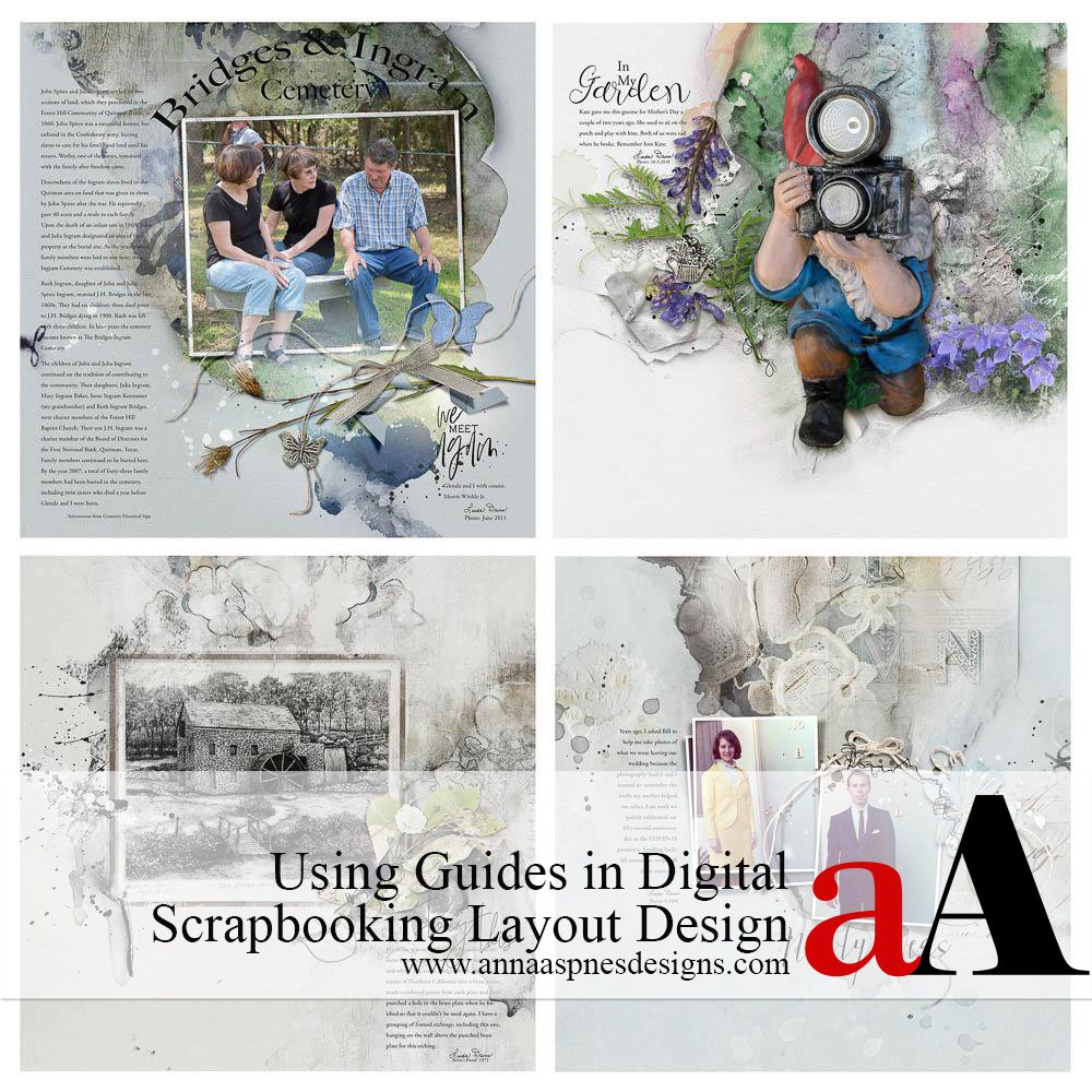 How to Use Line Guides in Digital Scrapbook Page Design