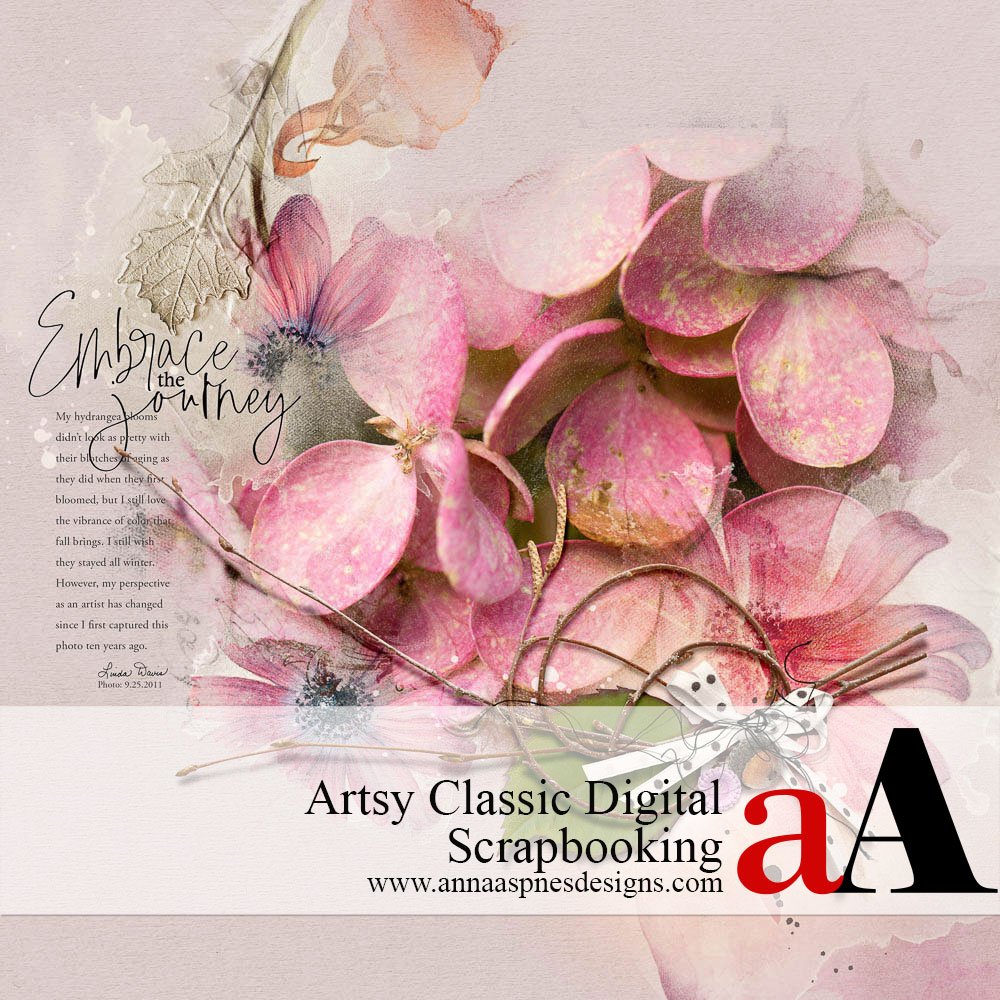 How to Add Artsy Effects to Digital Scrapbooking Pages