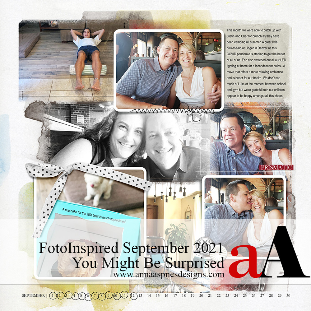 Monthly Digital Scrapbooking FotoInspired September 2021