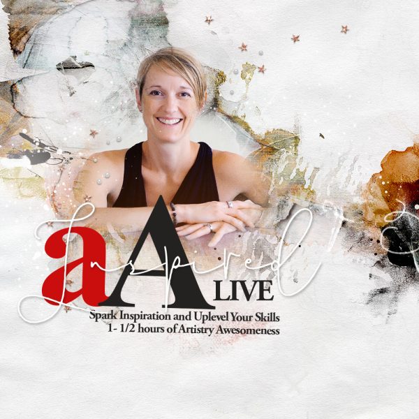 LIVE Digital Scrapbook Inspiration Session 4 March 2024